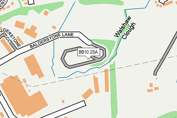 BB10 2SA map - OS OpenMap – Local (Ordnance Survey) BB10 2SA map - OS OpenMap – Local (Ordnance Survey)