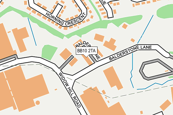 BB10 2TA map - OS OpenMap – Local (Ordnance Survey) BB10 2TA map - OS OpenMap – Local (Ordnance Survey)