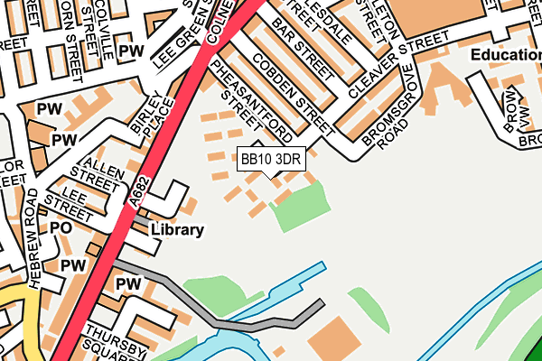 BB10 3DR map - OS OpenMap – Local (Ordnance Survey) BB10 3DR map - OS OpenMap – Local (Ordnance Survey)