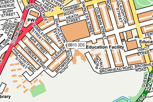 BB10 3DS map - OS OpenMap – Local (Ordnance Survey) BB10 3DS map - OS OpenMap – Local (Ordnance Survey)