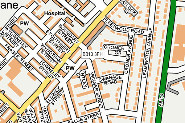 BB10 3FH map - OS OpenMap – Local (Ordnance Survey) BB10 3FH map - OS OpenMap – Local (Ordnance Survey)