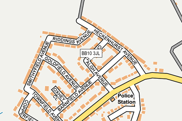 BB10 3JL map - OS OpenMap – Local (Ordnance Survey) BB10 3JL map - OS OpenMap – Local (Ordnance Survey)