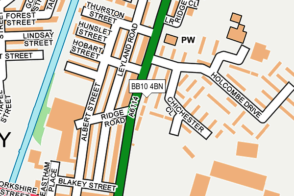 BB10 4BN map - OS OpenMap – Local (Ordnance Survey) BB10 4BN map - OS OpenMap – Local (Ordnance Survey)