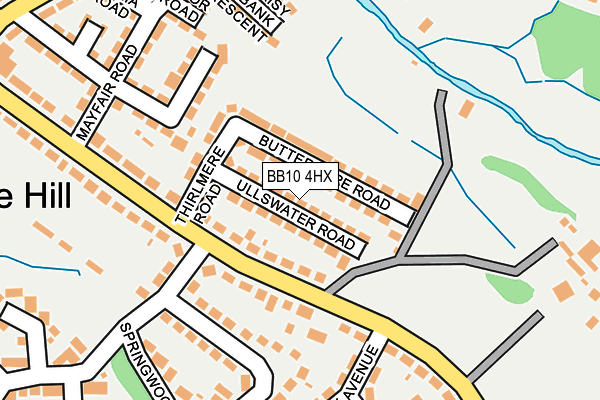 BB10 4HX map - OS OpenMap – Local (Ordnance Survey) BB10 4HX map - OS OpenMap – Local (Ordnance Survey)