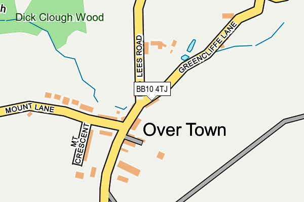 BB10 4TJ map - OS OpenMap – Local (Ordnance Survey) BB10 4TJ map - OS OpenMap – Local (Ordnance Survey)