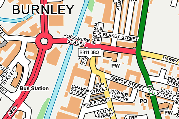 BB11 3BQ map - OS OpenMap – Local (Ordnance Survey) BB11 3BQ map - OS OpenMap – Local (Ordnance Survey)
