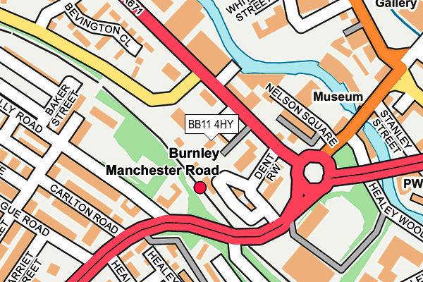 BB11 4HY map - OS OpenMap – Local (Ordnance Survey) BB11 4HY map - OS OpenMap – Local (Ordnance Survey)
