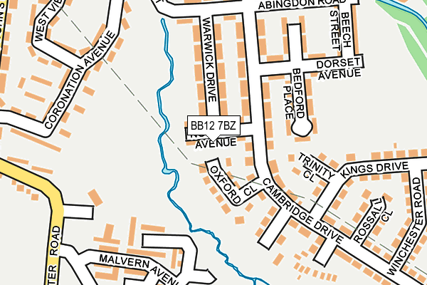 BB12 7BZ map - OS OpenMap – Local (Ordnance Survey) BB12 7BZ map - OS OpenMap – Local (Ordnance Survey)