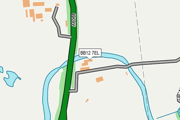BB12 7EL map - OS OpenMap – Local (Ordnance Survey) BB12 7EL map - OS OpenMap – Local (Ordnance Survey)
