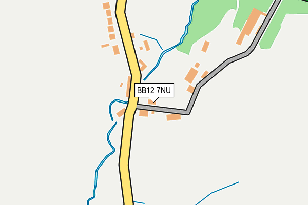 BB12 7NU map - OS OpenMap – Local (Ordnance Survey) BB12 7NU map - OS OpenMap – Local (Ordnance Survey)