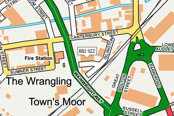 BB2 9ZZ map - OS OpenMap – Local (Ordnance Survey) BB2 9ZZ map - OS OpenMap – Local (Ordnance Survey)