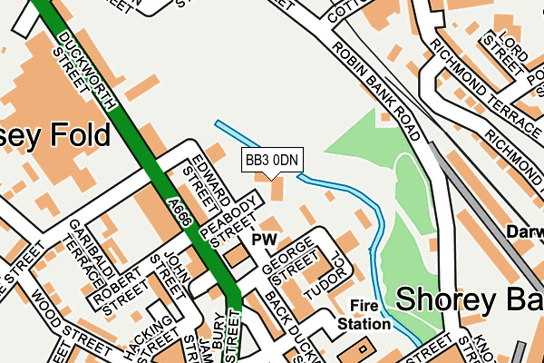 BB3 0DN map - OS OpenMap – Local (Ordnance Survey) BB3 0DN map - OS OpenMap – Local (Ordnance Survey)