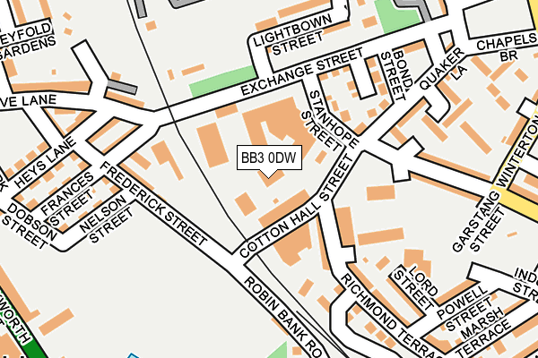 BB3 0DW map - OS OpenMap – Local (Ordnance Survey) BB3 0DW map - OS OpenMap – Local (Ordnance Survey)