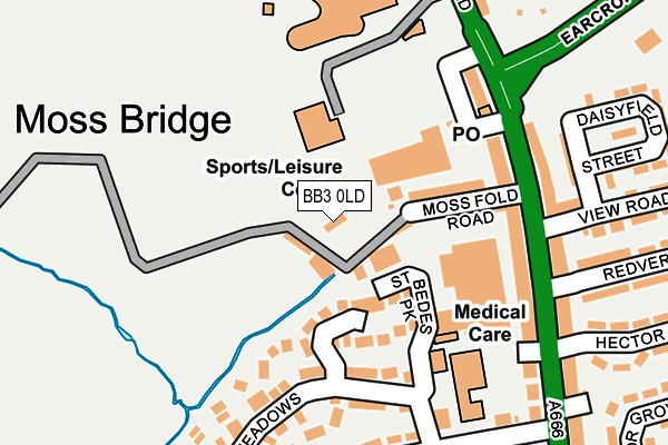 BB3 0LD map - OS OpenMap – Local (Ordnance Survey) BB3 0LD map - OS OpenMap – Local (Ordnance Survey)