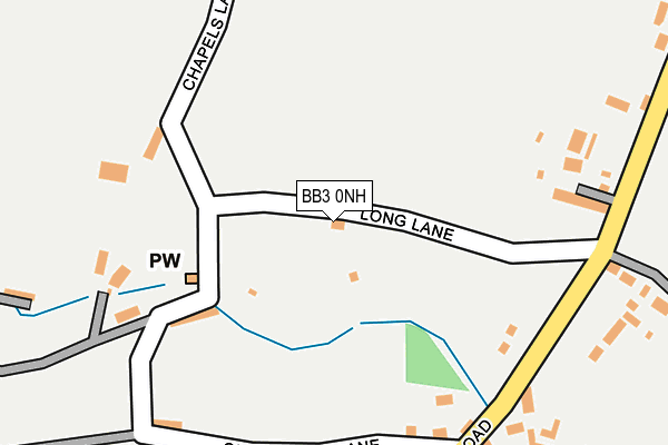 BB3 0NH map - OS OpenMap – Local (Ordnance Survey) BB3 0NH map - OS OpenMap – Local (Ordnance Survey)