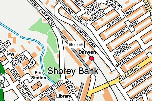 BB3 3EH map - OS OpenMap – Local (Ordnance Survey) BB3 3EH map - OS OpenMap – Local (Ordnance Survey)