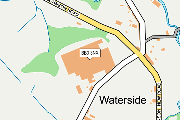 BB3 3NX map - OS OpenMap – Local (Ordnance Survey) BB3 3NX map - OS OpenMap – Local (Ordnance Survey)