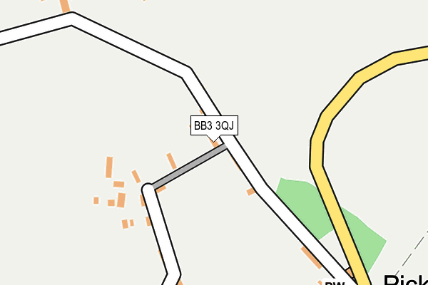 BB3 3QJ map - OS OpenMap – Local (Ordnance Survey) BB3 3QJ map - OS OpenMap – Local (Ordnance Survey)