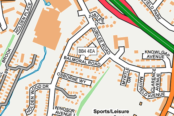 BB4 4EA map - OS OpenMap – Local (Ordnance Survey) BB4 4EA map - OS OpenMap – Local (Ordnance Survey)
