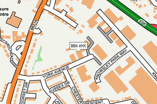 BB4 4HX map - OS OpenMap – Local (Ordnance Survey) BB4 4HX map - OS OpenMap – Local (Ordnance Survey)