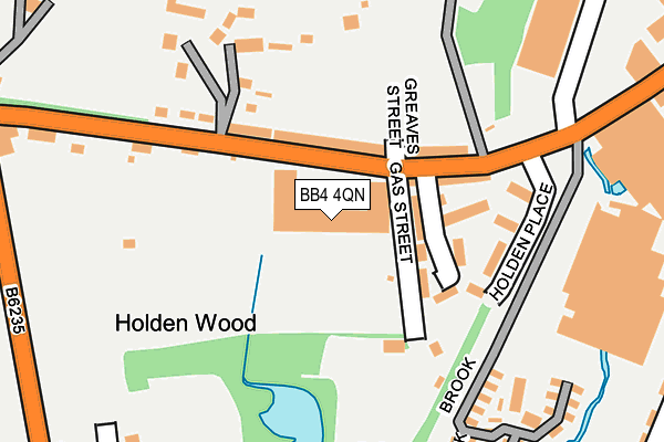 BB4 4QN map - OS OpenMap – Local (Ordnance Survey) BB4 4QN map - OS OpenMap – Local (Ordnance Survey)
