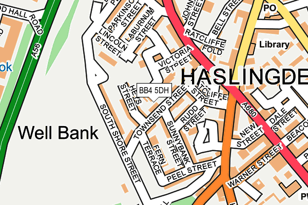 BB4 5DH map - OS OpenMap – Local (Ordnance Survey) BB4 5DH map - OS OpenMap – Local (Ordnance Survey)