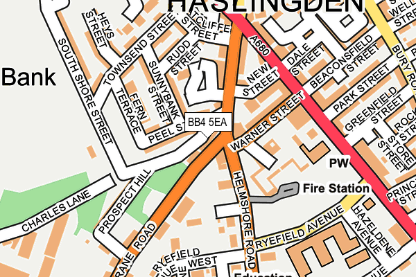 BB4 5EA map - OS OpenMap – Local (Ordnance Survey) BB4 5EA map - OS OpenMap – Local (Ordnance Survey)