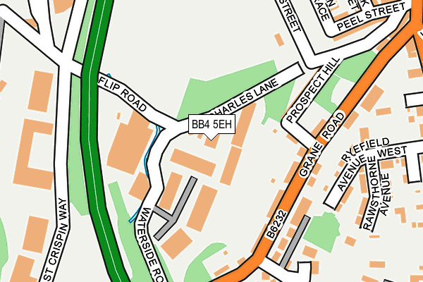 BB4 5EH map - OS OpenMap – Local (Ordnance Survey) BB4 5EH map - OS OpenMap – Local (Ordnance Survey)