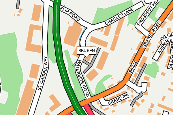 BB4 5EN map - OS OpenMap – Local (Ordnance Survey) BB4 5EN map - OS OpenMap – Local (Ordnance Survey)