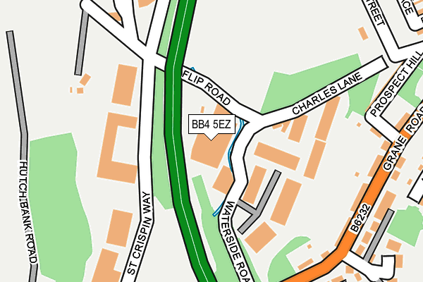 BB4 5EZ map - OS OpenMap – Local (Ordnance Survey) BB4 5EZ map - OS OpenMap – Local (Ordnance Survey)
