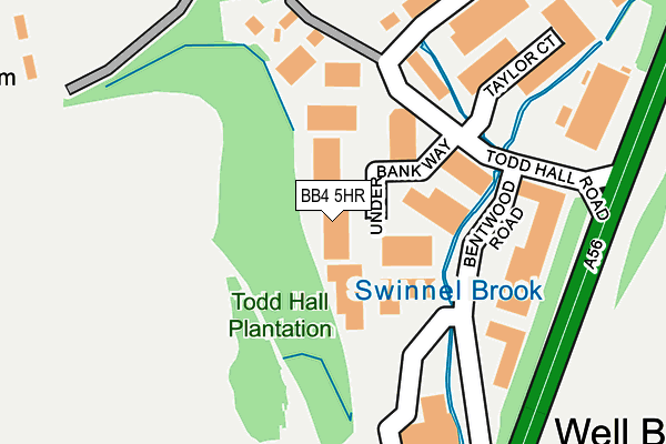 BB4 5HR map - OS OpenMap – Local (Ordnance Survey) BB4 5HR map - OS OpenMap – Local (Ordnance Survey)