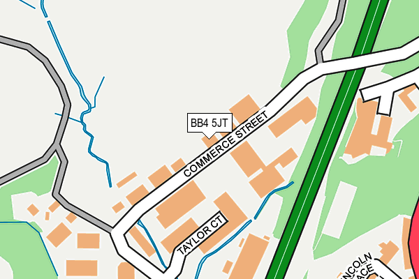 BB4 5JT map - OS OpenMap – Local (Ordnance Survey) BB4 5JT map - OS OpenMap – Local (Ordnance Survey)