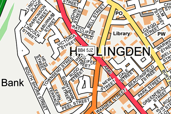 BB4 5JZ map - OS OpenMap – Local (Ordnance Survey) BB4 5JZ map - OS OpenMap – Local (Ordnance Survey)