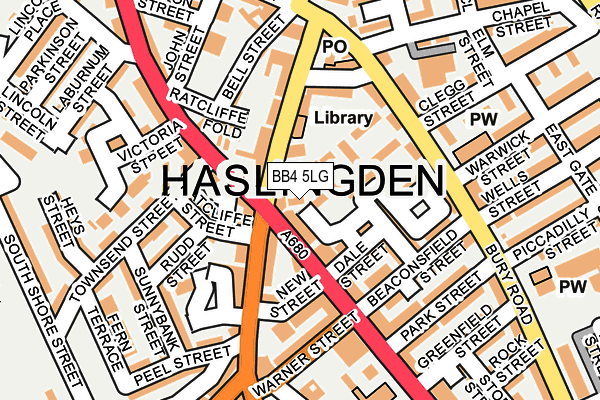 BB4 5LG map - OS OpenMap – Local (Ordnance Survey) BB4 5LG map - OS OpenMap – Local (Ordnance Survey)