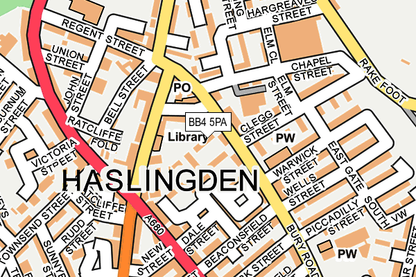 BB4 5PA map - OS OpenMap – Local (Ordnance Survey) BB4 5PA map - OS OpenMap – Local (Ordnance Survey)