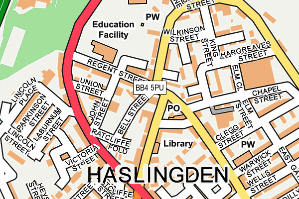 BB4 5PU map - OS OpenMap – Local (Ordnance Survey) BB4 5PU map - OS OpenMap – Local (Ordnance Survey)