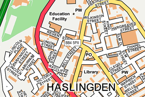 BB4 5PX map - OS OpenMap – Local (Ordnance Survey) BB4 5PX map - OS OpenMap – Local (Ordnance Survey)