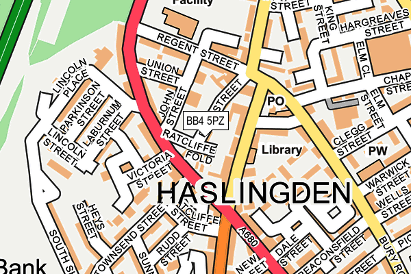 BB4 5PZ map - OS OpenMap – Local (Ordnance Survey) BB4 5PZ map - OS OpenMap – Local (Ordnance Survey)