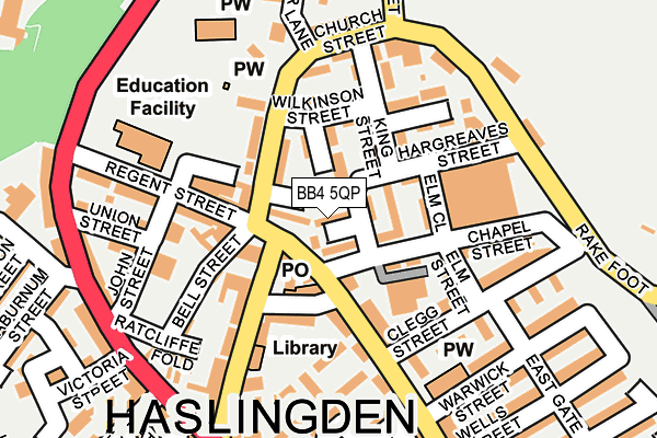 BB4 5QP map - OS OpenMap – Local (Ordnance Survey) BB4 5QP map - OS OpenMap – Local (Ordnance Survey)