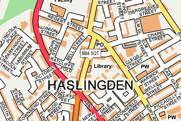 BB4 5QT map - OS OpenMap – Local (Ordnance Survey) BB4 5QT map - OS OpenMap – Local (Ordnance Survey)