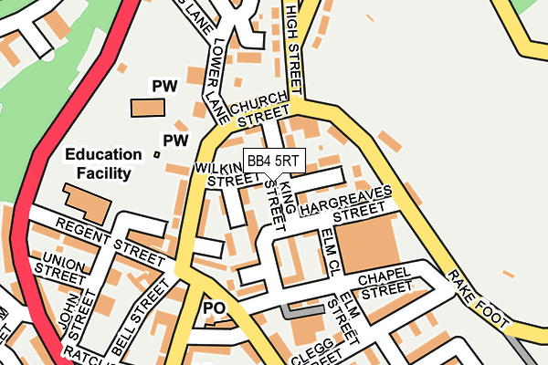 BB4 5RT map - OS OpenMap – Local (Ordnance Survey) BB4 5RT map - OS OpenMap – Local (Ordnance Survey)