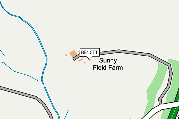 BB4 5TT map - OS OpenMap – Local (Ordnance Survey) BB4 5TT map - OS OpenMap – Local (Ordnance Survey)