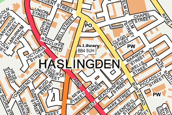 BB4 5UH map - OS OpenMap – Local (Ordnance Survey) BB4 5UH map - OS OpenMap – Local (Ordnance Survey)