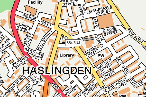 BB4 5UJ map - OS OpenMap – Local (Ordnance Survey) BB4 5UJ map - OS OpenMap – Local (Ordnance Survey)
