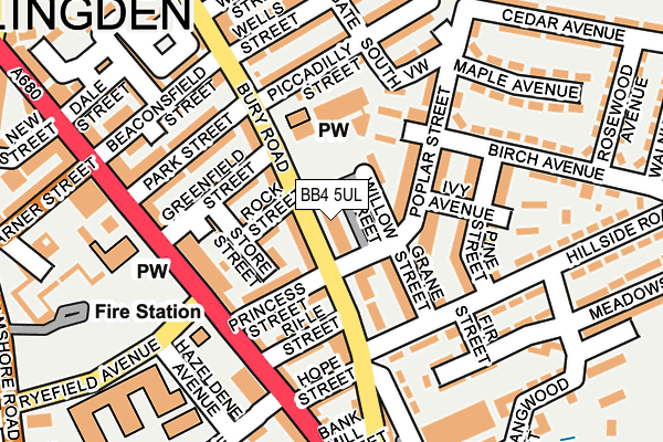 BB4 5UL map - OS OpenMap – Local (Ordnance Survey) BB4 5UL map - OS OpenMap – Local (Ordnance Survey)