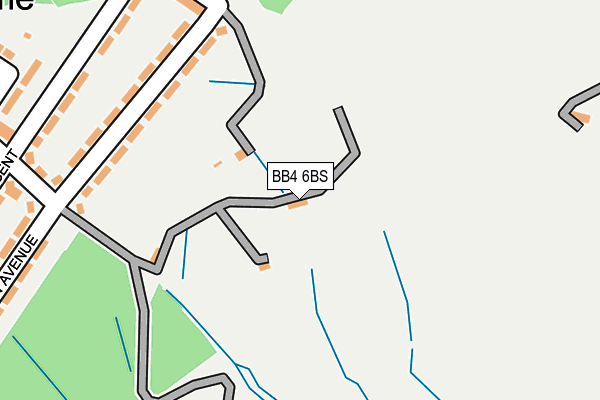 BB4 6BS map - OS OpenMap – Local (Ordnance Survey) BB4 6BS map - OS OpenMap – Local (Ordnance Survey)