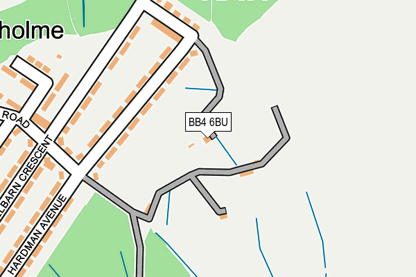 BB4 6BU map - OS OpenMap – Local (Ordnance Survey) BB4 6BU map - OS OpenMap – Local (Ordnance Survey)