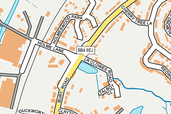 BB4 6EJ map - OS OpenMap – Local (Ordnance Survey) BB4 6EJ map - OS OpenMap – Local (Ordnance Survey)