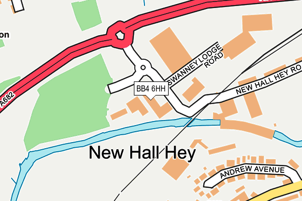 BB4 6HH map - OS OpenMap – Local (Ordnance Survey) BB4 6HH map - OS OpenMap – Local (Ordnance Survey)