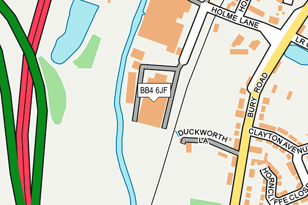 BB4 6JF map - OS OpenMap – Local (Ordnance Survey) BB4 6JF map - OS OpenMap – Local (Ordnance Survey)